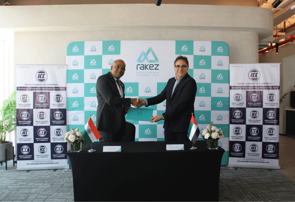 RAKEZ inks MoU with Indian Chamber of Commerce to boost UAE-India economic ties